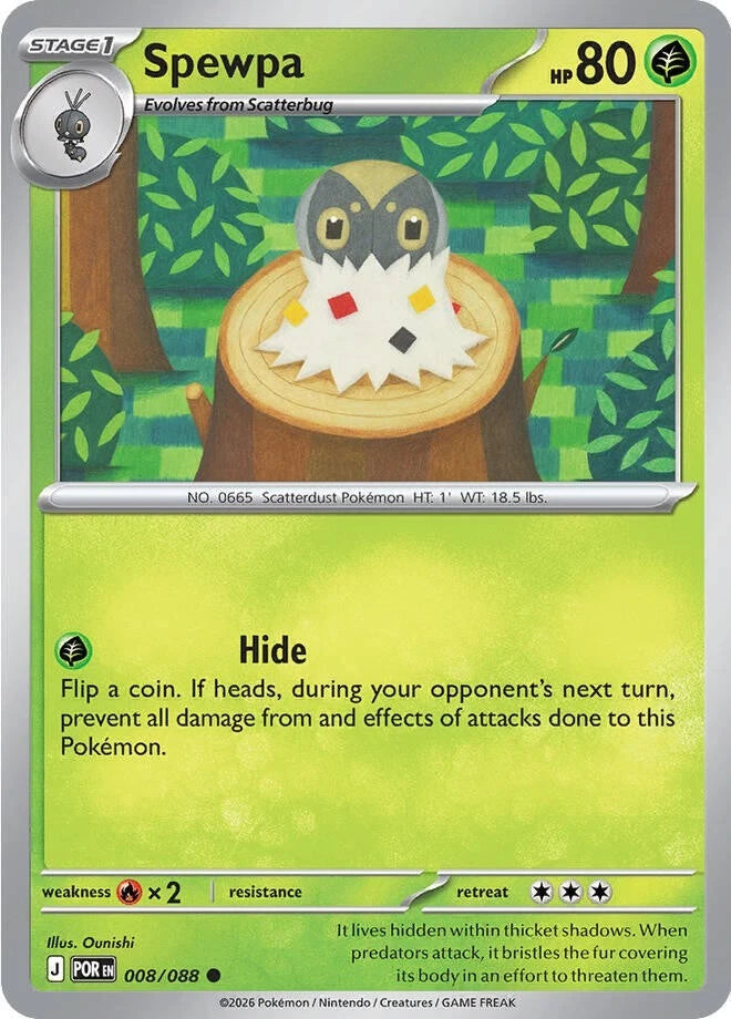 Spewpa 008/088 Reverse Holo