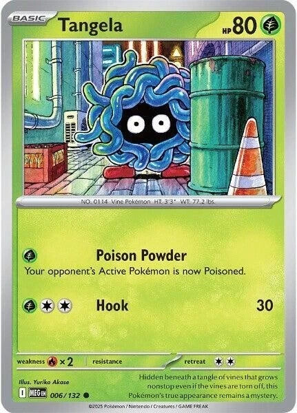 Tangela 006/132 Reverse Holo