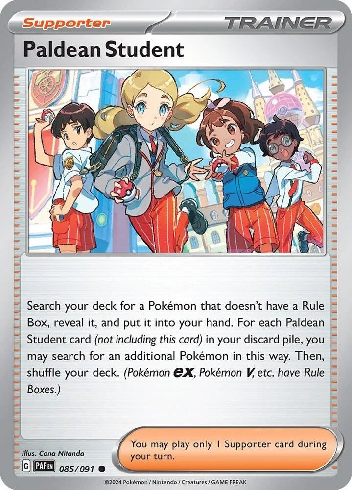 Paldean Student 085/091 Reverse Holo