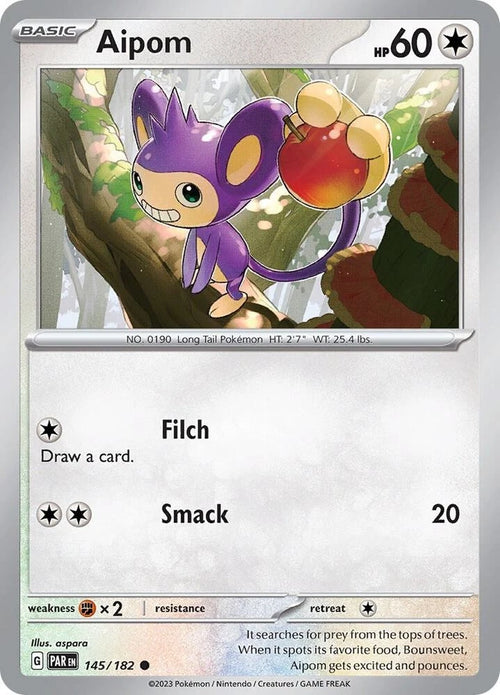 Aipom 145/182 Reverse Holo