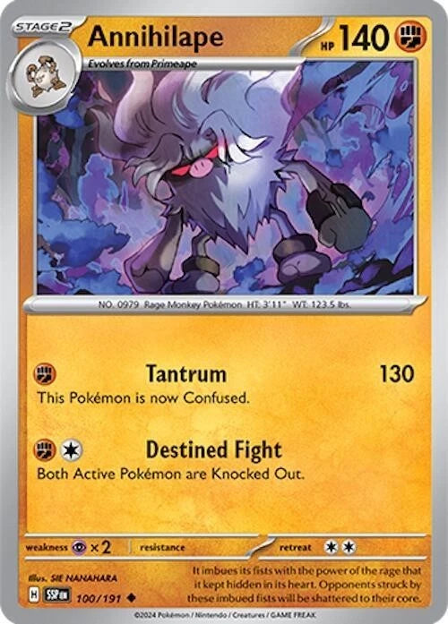 Annihilape 100/191 Reverse Holo