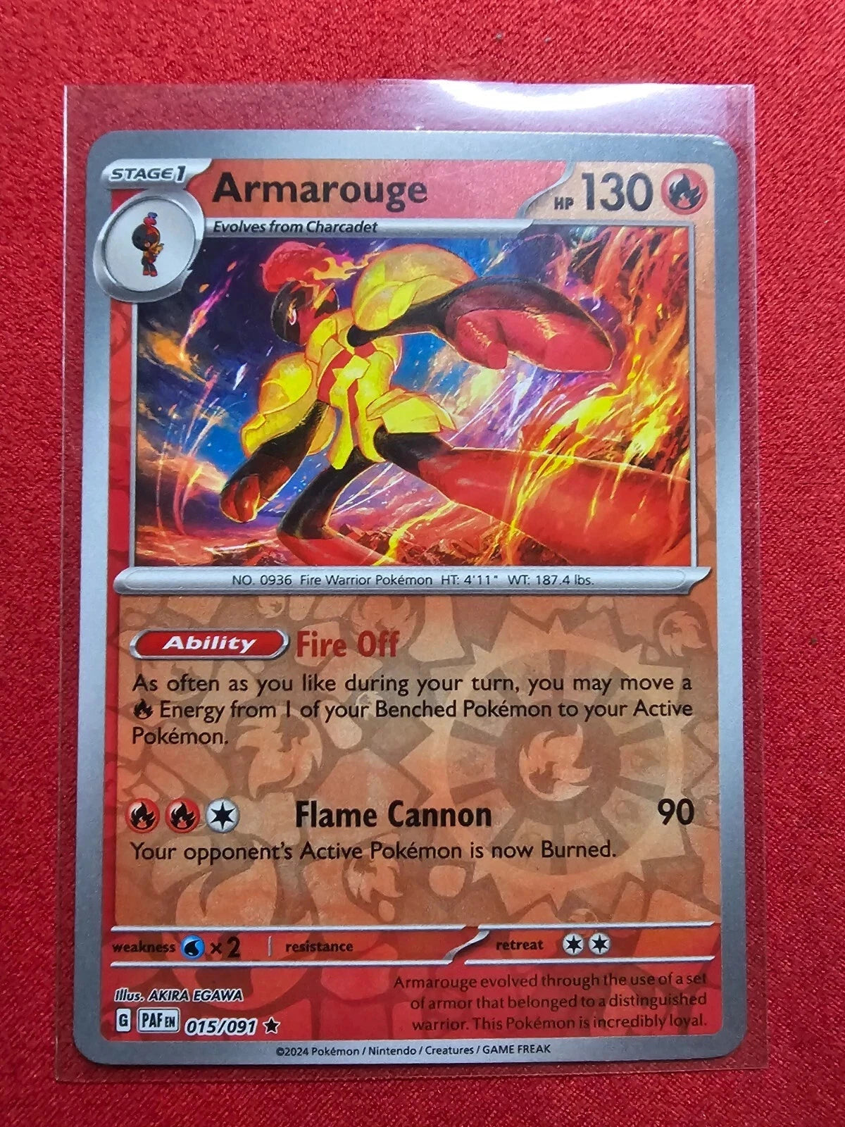 Armarouge 015/091 Reverse Holo