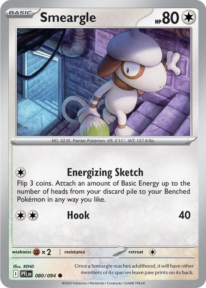 Smeargle 080/094 Reverse Holo