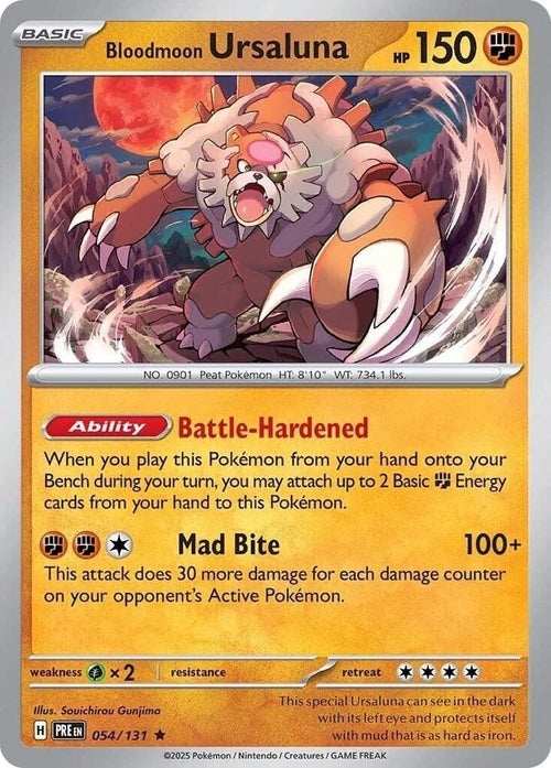 Bloodmoon Ursaluna 054/131 Reverse Holo