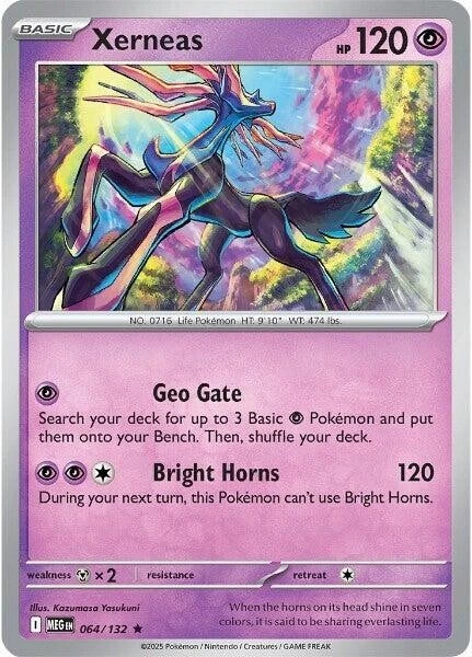 Xerneas 064/132 Reverse Holo