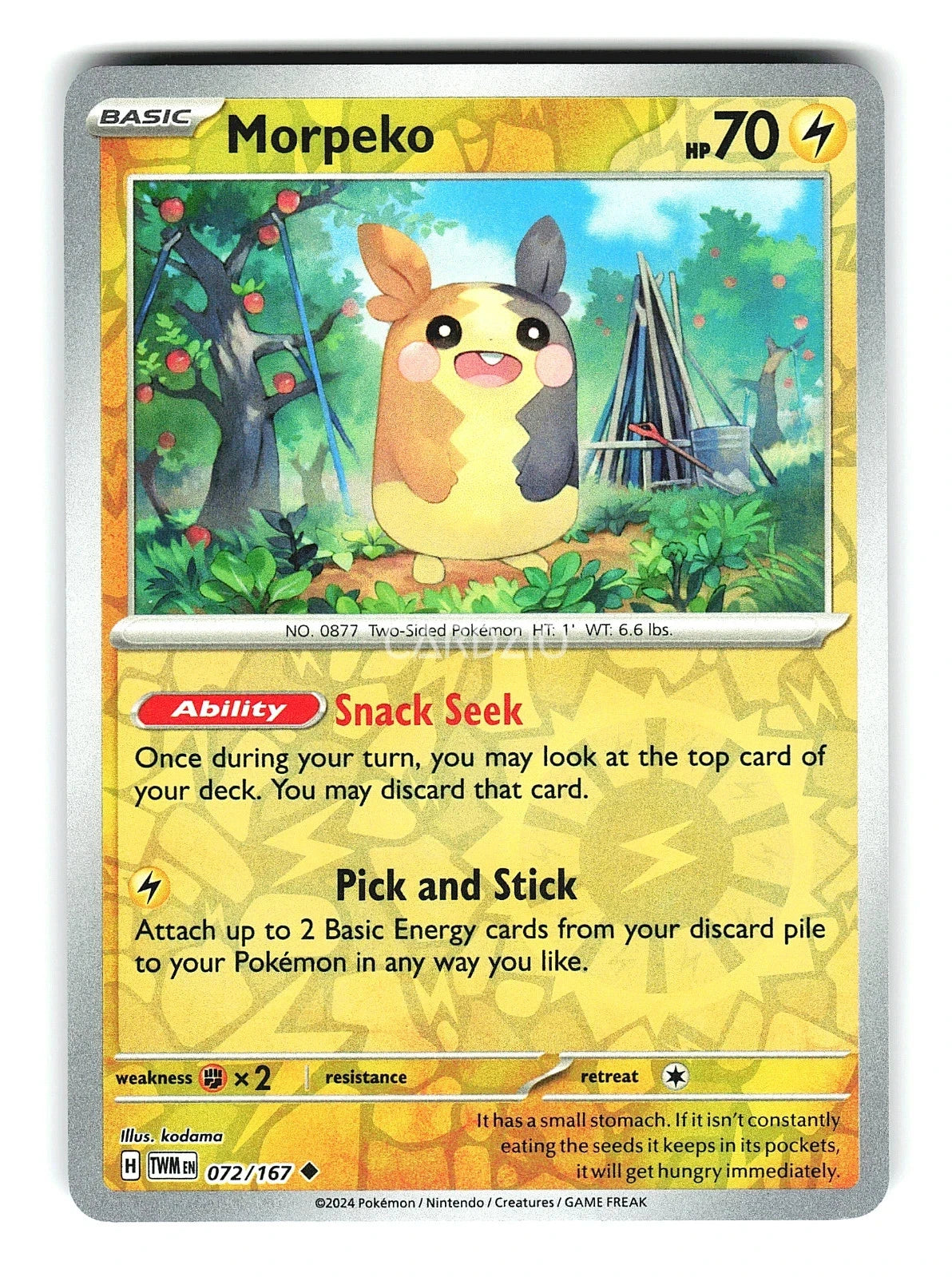Morpeko 072/167 Reverse Holo