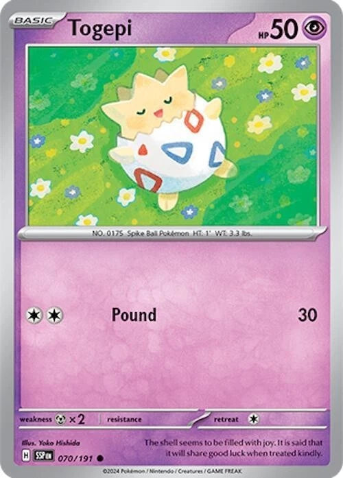 Togepi 070/191 Reverse Holo