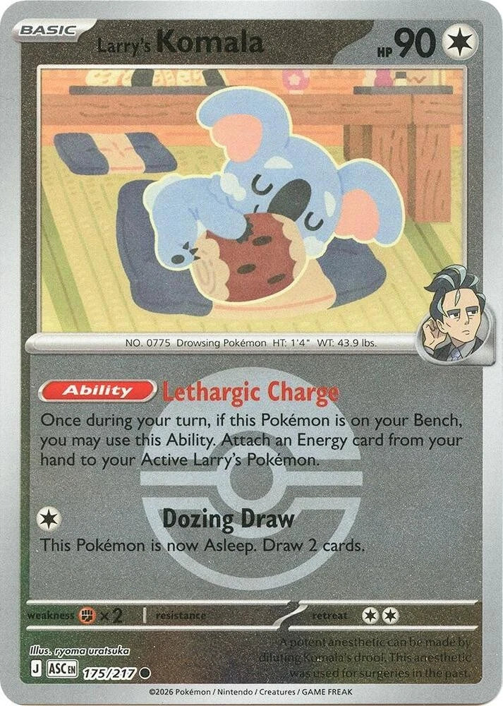Larry's Komala 175/217 Pokeball Pattern