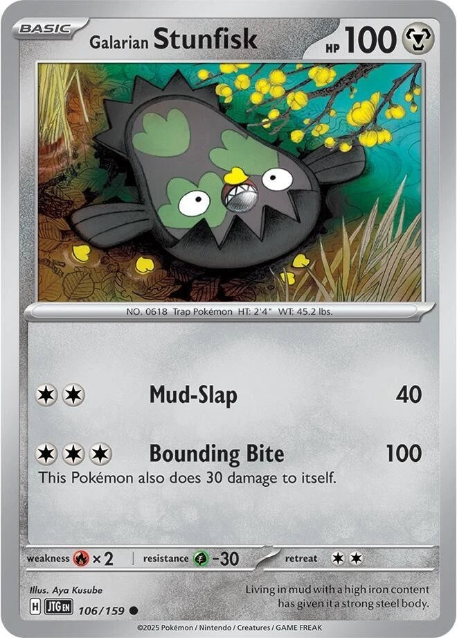 Galarian Stunfisk 106/159 Reverse Holo