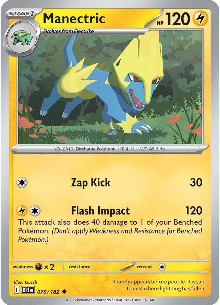 Manectric 076/182 Reverse Holo
