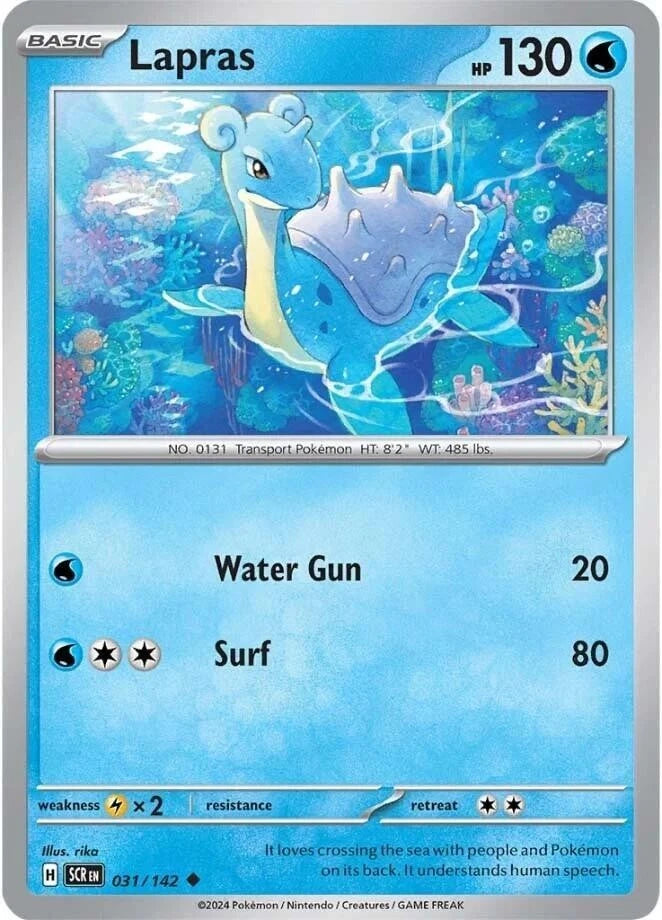 Lapras 031/142 Reverse Holo