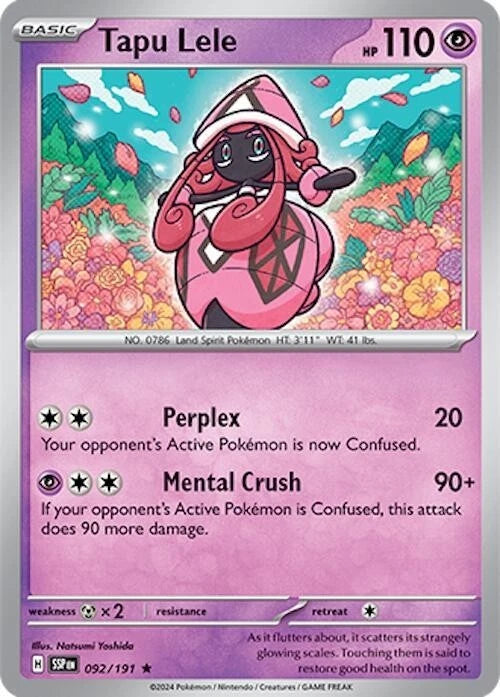 Tapu Lele 092/191 Reverse Holo