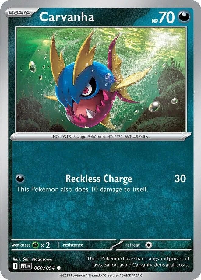 Carvanha 060/094 Reverse Holo
