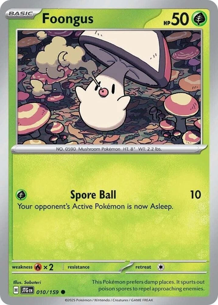 Foongus 010/159 Reverse Holo