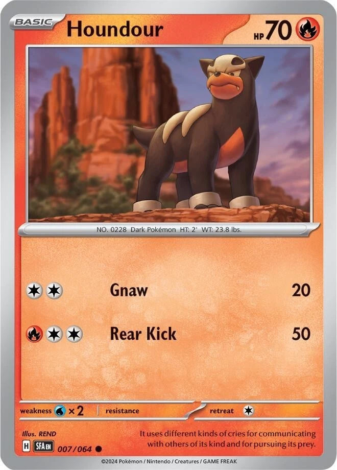 Houndour 007/064 Reverse Holo