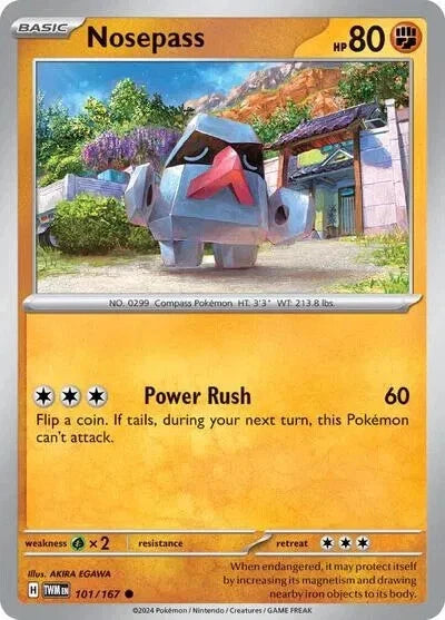 Nosepass 101/167 Reverse Holo