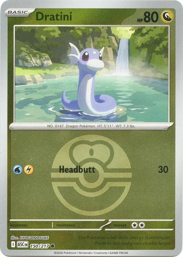 Dratini 150/217 Pokeball Pattern