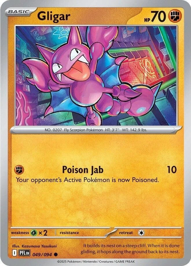 Gligar 049/094 Reverse Holo
