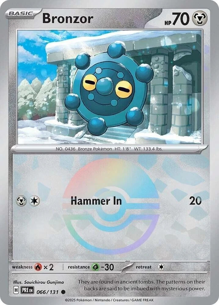 Bronzor 066/131 Pokeball Reverse Holo