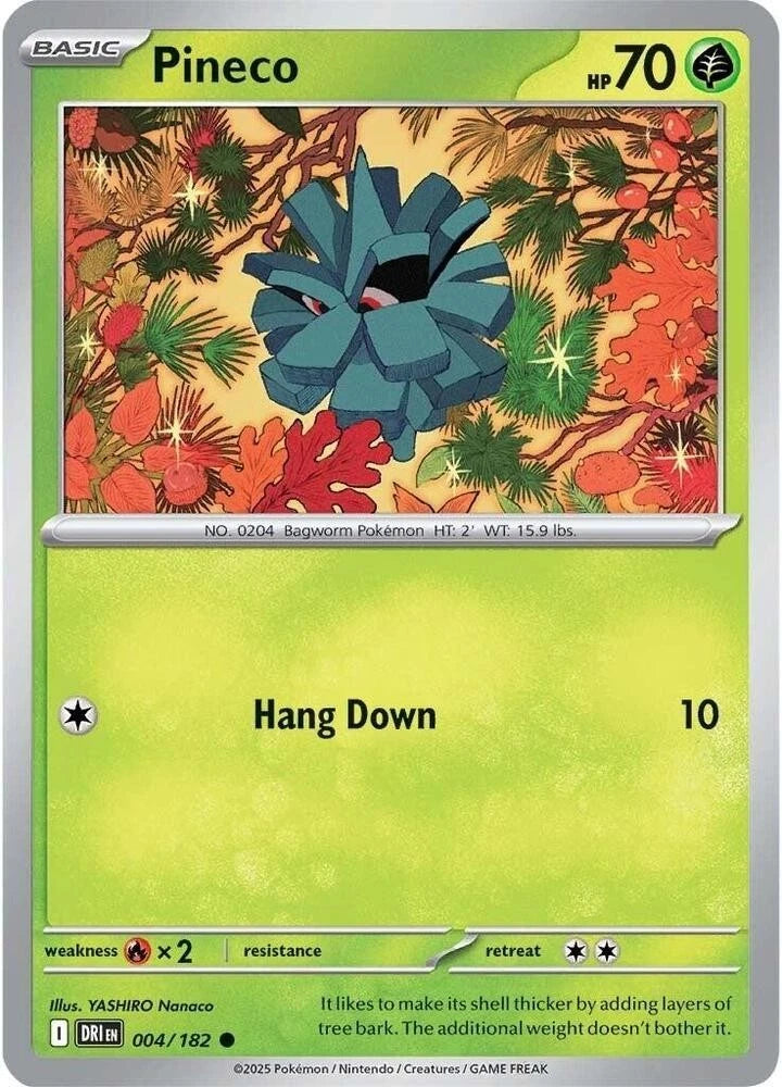 Pineco 004/182 Reverse Holo