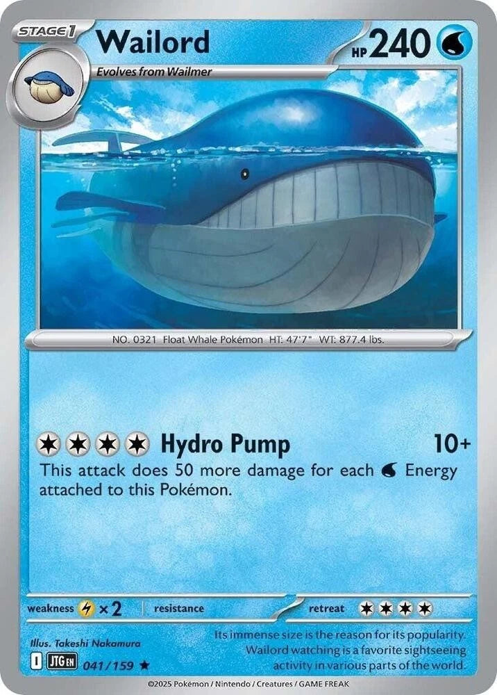 Wailord 041/159 Reverse Holo