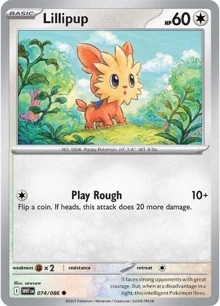 Lillipup 074/086 Reverse Holo