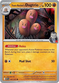 Team Rocket's Dugtrio 101/217 Reverse Holo