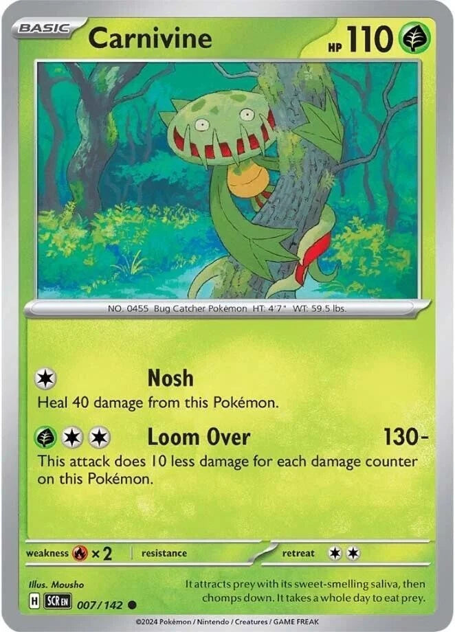 Carnivine 007/142 Reverse Holo
