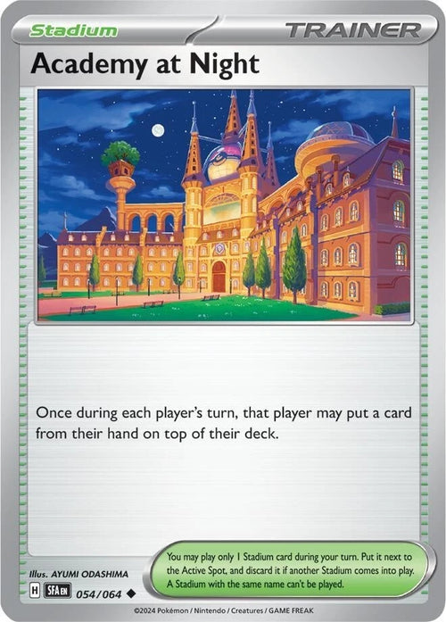 Academy at Night 054/064 Reverse Holo