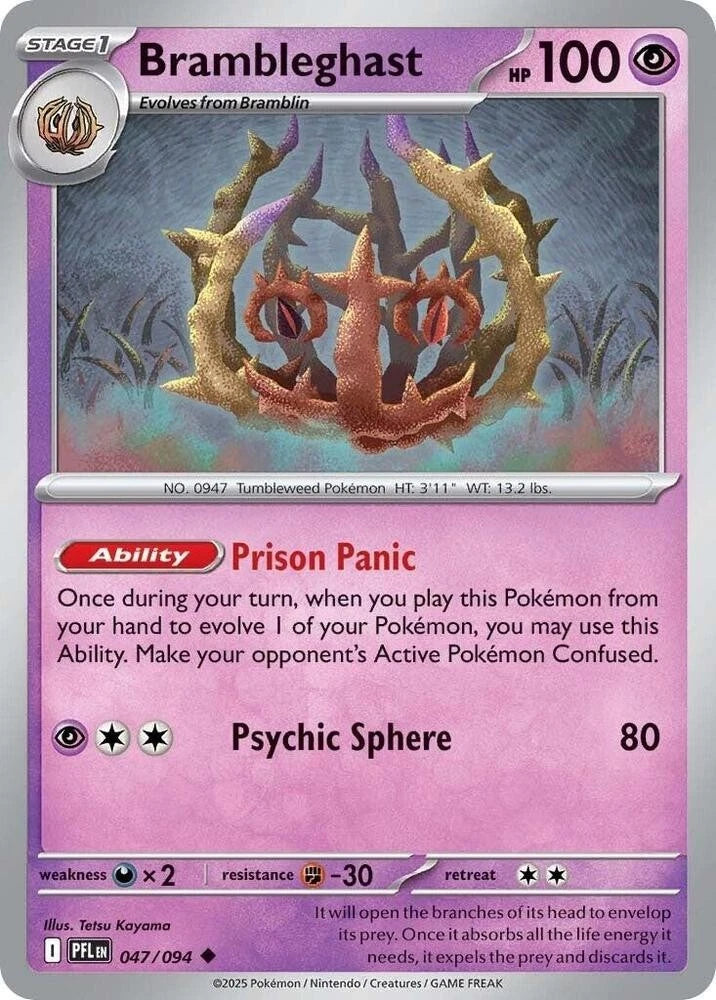 Brambleghast 047/094 Reverse Holo