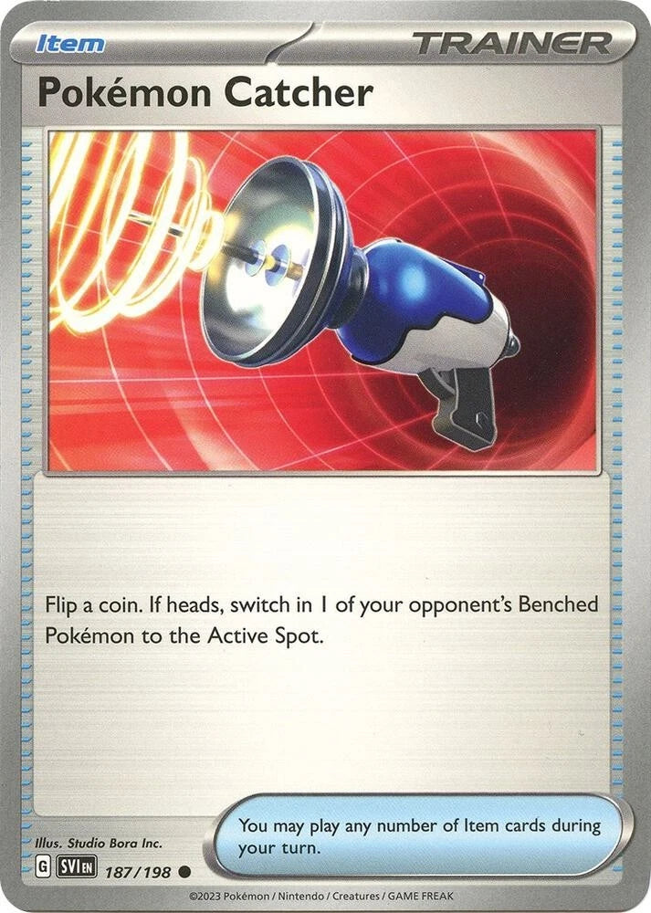 Pokémon Catcher 187/198 Reverse Holo