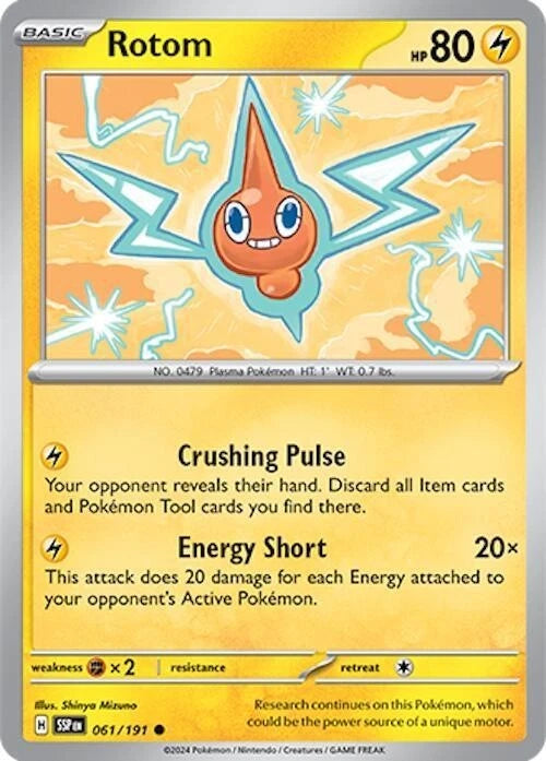 Rotom 061/191 Reverse Holo