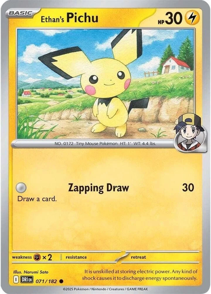 Ethan's Pichu 071/182 Reverse Holo