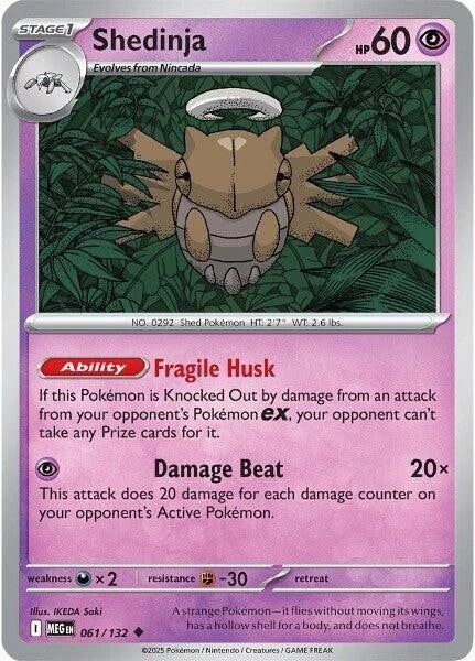 Shedinja 061/132 Reverse Holo