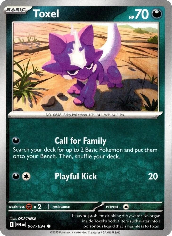 Toxel 067/094 Reverse Holo