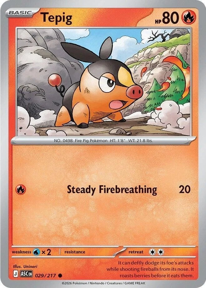 Tepig 029/217 Pokeball Pattern