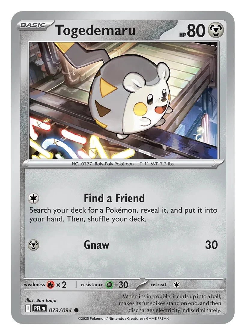 Togedemaru 073/094 Reverse Holo