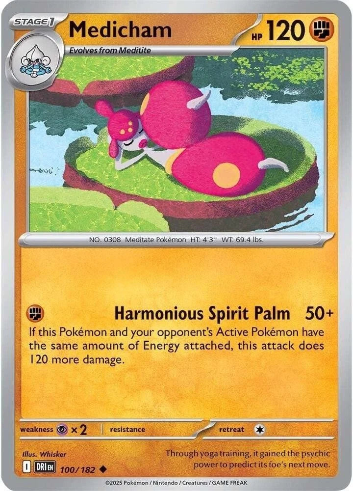 Medicham 100/182 Reverse Holo