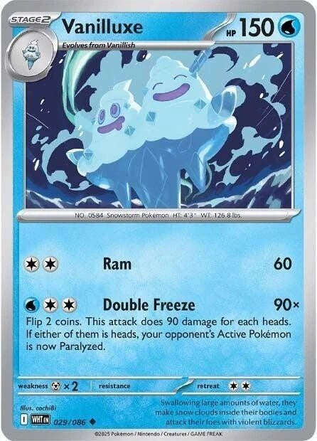 Vanilluxe 029/086 Reverse Holo