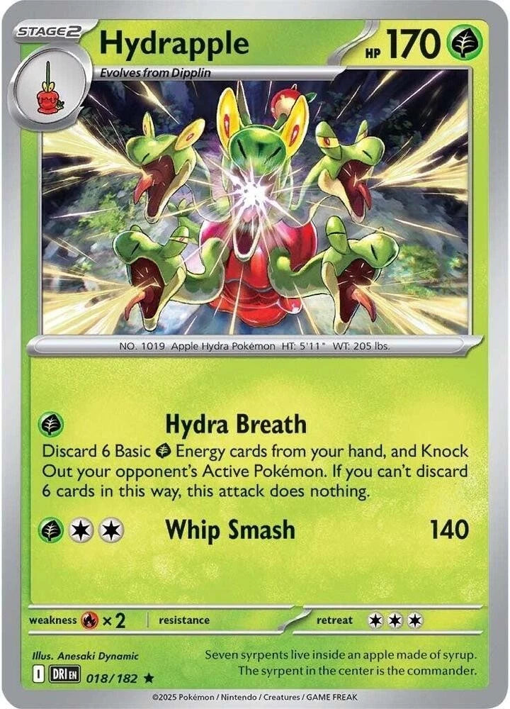 Hydrapple 018/182 Reverse Holo