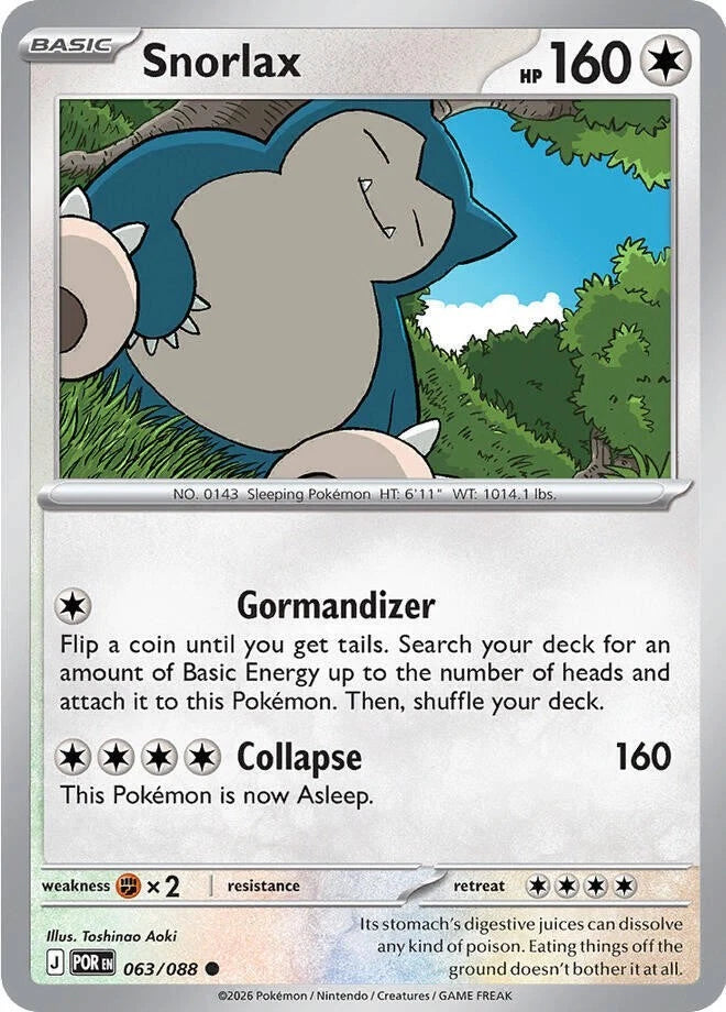 Snorlax 063/088 Reverse Holo