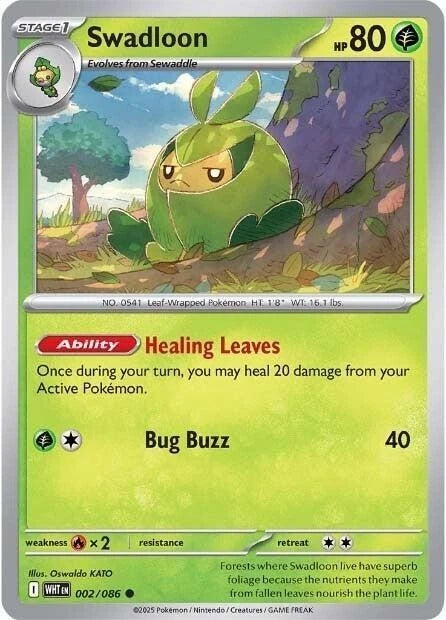Swadloon 002/086 Reverse Holo