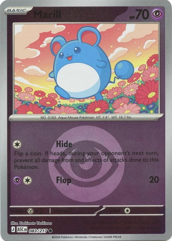 Marill 083/217 Reverse Holo