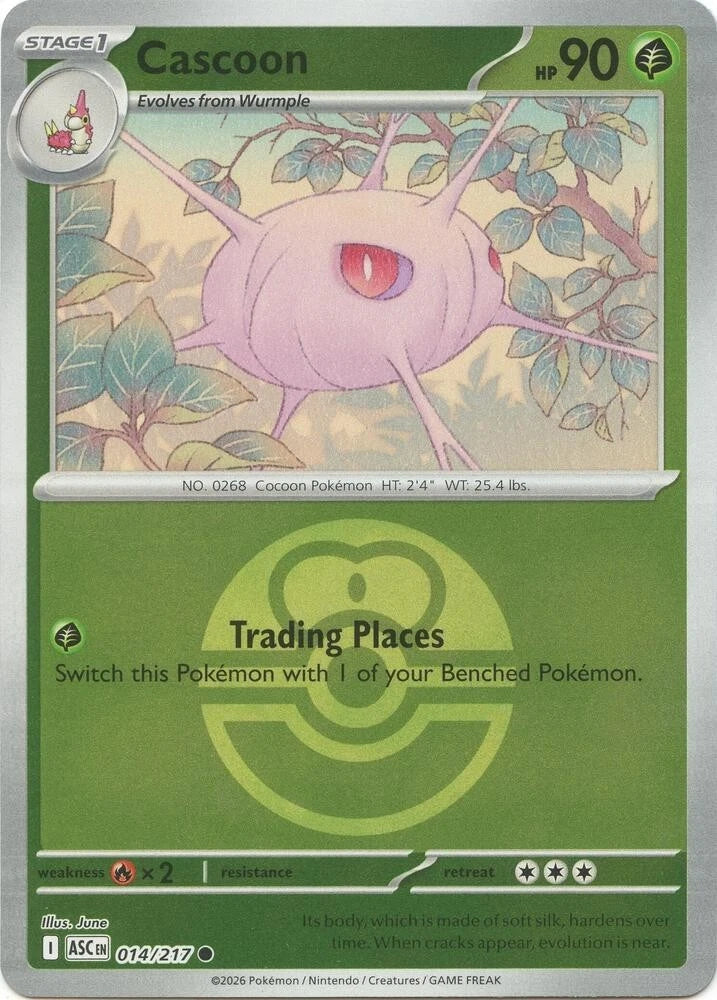 Cascoon 014/217 Pokeball Pattern