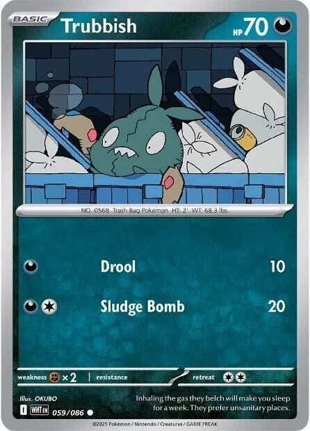 Trubbish 059/086 Reverse Holo