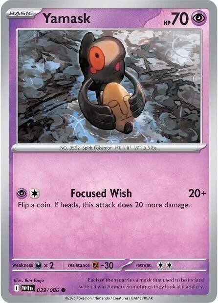 Yamask 039/086 Reverse Holo