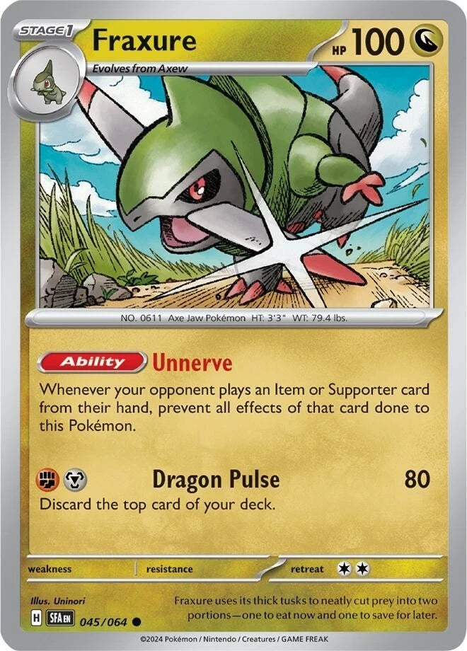 Fraxure 045/064 Reverse Holo