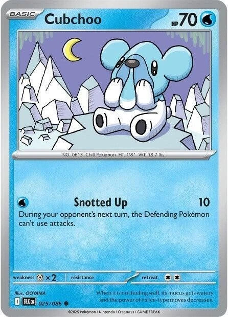 Cubchoo 025/086 Reverse Holo