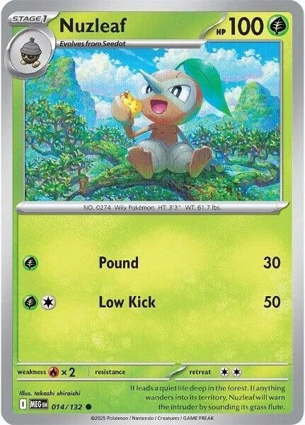 Nuzleaf 014/132 Reverse Holo