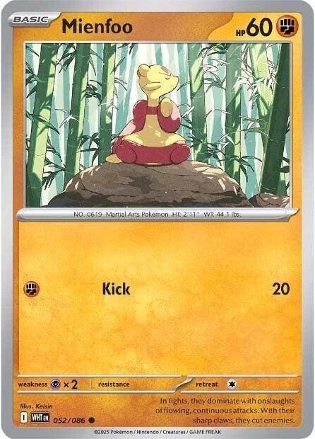 Mienfoo 052/086 Reverse Holo